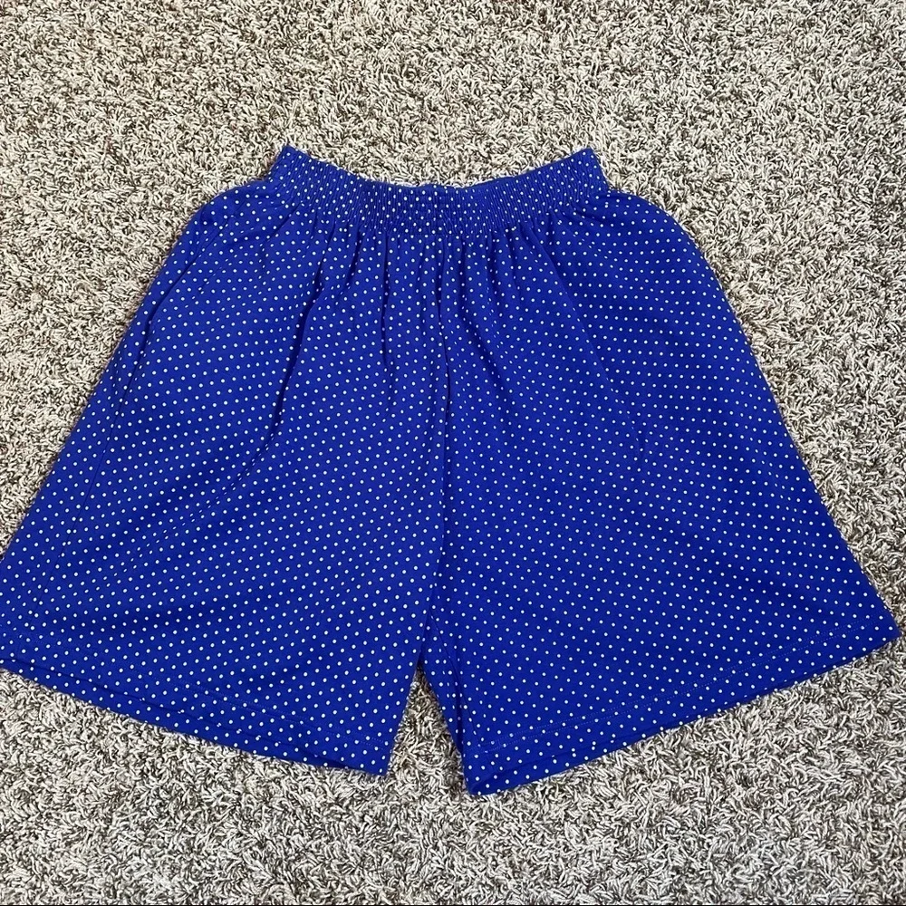VINTAGE 80s-90s Marisa Christina‎ Mom Shorts Culottes Polka Dot Medium Pull On